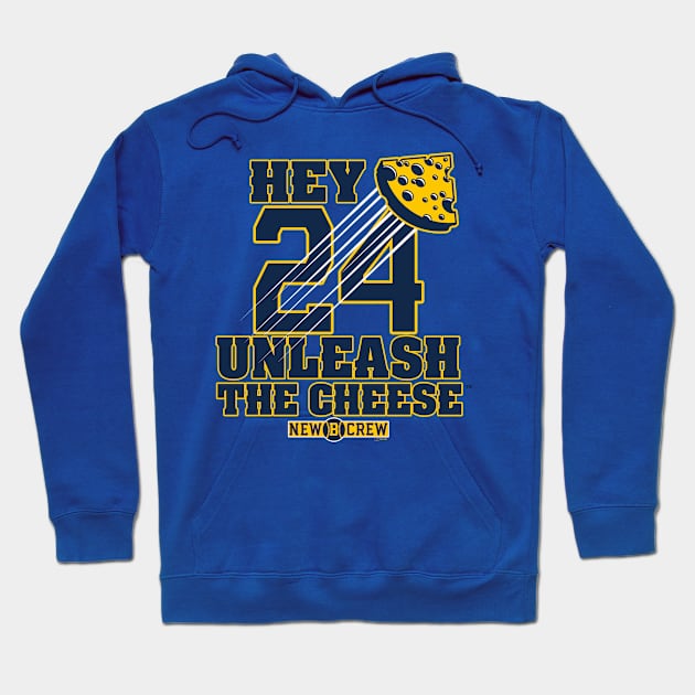 William Contreras...Unleash the Cheese™ Hoodie by wifecta